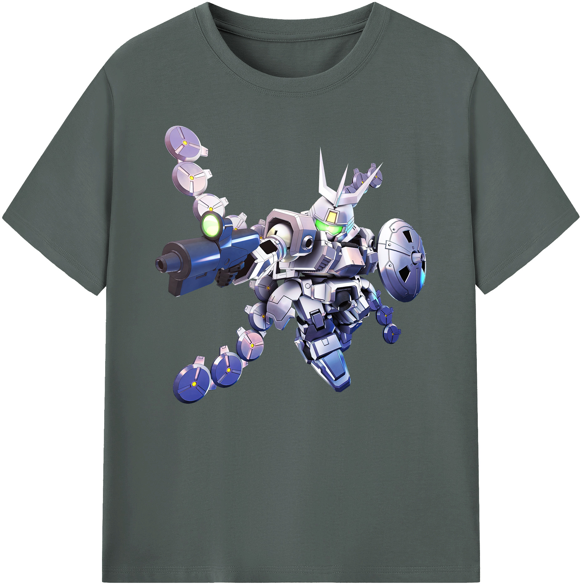（画像用） 機動戦士ガンダム Mobile Suit Gundam 綿100％ メンズ半袖Tシャツ｜肌触りやわらか＆通気性